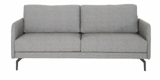 Creation BY ROLF BENZ 3-Sitzer "CR.450, Designsofa, edles Sofa, Loungesofa, Ledersofa, klares Design" Armlehne sehr schmal, Breite 190 cm, Alugussfuß Umbragrau