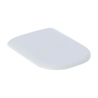Geberit Smyle WC-Sitz 500236011 weiss, mit Absenkautomatik, Scharniere chrom