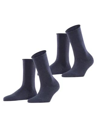 ESPRIT socks & tights - Esprit Basic Pure 2-Pack Damen navyblue m - Gr. - 36.5