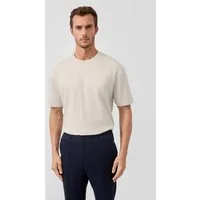 s.Oliver Kurzarmshirt T-Shirt Softes T-Shirt aus Heavy Jersey im Relaxed Fit