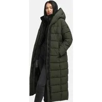 Marikoo Winterjacke Pakoraa extra langer Winter Mantel mit abnehmbaren Innenteil