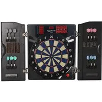 Kings Dart Dartscheibe Dart-Set Dartkabinett Profi, Für 1-8 Spieler:innen - mit vielen Spielmöglichleiten