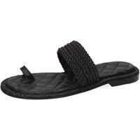 Melvin & Hamilton Sandra 47 Leder-Geflochtene Schuhe für Damen Pantolette Flache Absätze, Echtes Leder, Von Hand geflochten