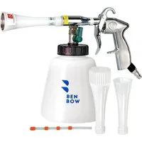 BENBOW Dreckfräse Druckluft Reinigungspistole Classic - Wirbelwind-Effekt für effiziente, mit 1-Liter-Behälter, Trichter und Trichter mit Bürste