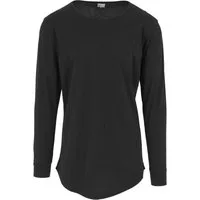 URBAN CLASSICS Langarmshirt Urban Classics Herren Long Shaped Fashion L/S Tee (1-tlg)