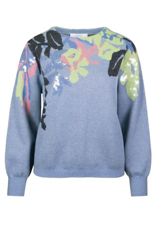 Bianca - Strickpullover - Undine blau - Gr. - 36