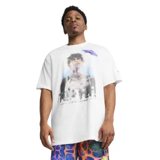 Puma - "LaMelo Ball" T-Shirt für Herren, Metallic, leger (Puma Weiß)