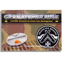BWuM 3er Pack Granatenbrause mit Bernsteinsäure und Mineralstoffen Pulver, 30 g