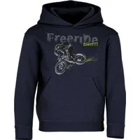 Baddery Kapuzenpullover Kinder Hoodie: "Freeride Downhill" - Fahrrad, hochwertiger Siebdruck