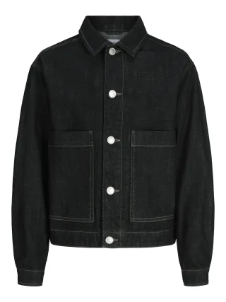 JACK&JONES - JJILLOYD JJJACKET AKM 856 LN JNR Blue Denim - Gr. - 140