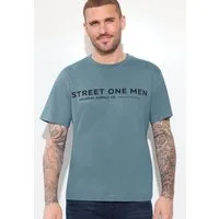 STREET ONE MEN T-Shirt aus reiner Baumwolle