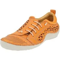 COSMOS Comfort Halbschuhe Leder . Schnürschuh