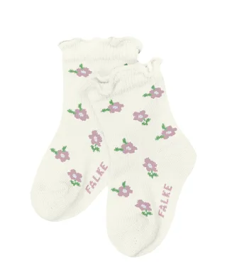 FALKE - FALKE Little Ditsy Flowers Babys off-white - Gr. - 77