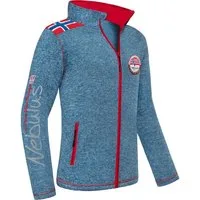 Nebulus Fleecejacke NORKY, P4943 - Herren, blau meliert, XL