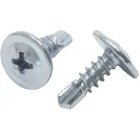 PROTEKTOR Schraube Blechschrauben Flachkopf, (4,2 × 13 mm, 1000 Stück, 1000 St), Kreuzschlitz, Montage Deckenprofile, Made in Germany