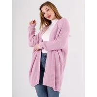 YC Fashion & Style Cardigan Grobstrick-Cardigan im Oversize-Look – One Size (36–52) (1-tlg) in Unifarbe