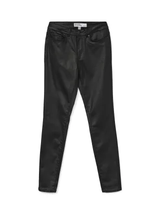 VERO MODA - VMFLASH MR SKINNY COATED PANTS NOOS Black - Gr. - 30
