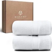 MAGANO Handtücher Set, Bambus & Baumwolle, Luxusqualität, (Set, 2-St), Gewebedichte 600g/m², Handtuch 50x70 cm oder Duschhandtuch 70x140 cm