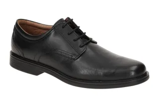 Clarks 26132677 7 UN ALDRIC LACE Herrenschuhe Schwarz elegant rund Gummisohle