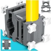 KESSER Schirmhalter, Premium Sonnenschirmhalter Universal Balkongeländer Schirm