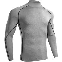 HS.SUPPLY Funktionsshirt Laufsshirt, Bodybuilding T-Shirt, Sport T-Shirt, Kompressions Shirt atmungsaktives Kompressionshirt, ideal für sportliche Aktivitäten