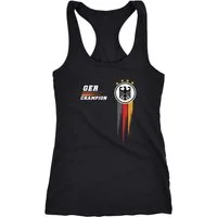 MoonWorks Tanktop Damen Tank Top Fan-Shirt Deutschland Champion WM Fußball-Sommer 2026 mit Print