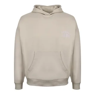 USA Pro - Kapuzenpullover für Herren/Damen Unisex, Übergroß (Mond/Cremefarbe)