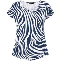 Doris Streich T-Shirt mit Zebra-Print