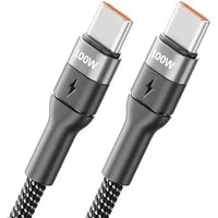 deleyCON 0,5m USB-C Ladekabel Datenkabel 100W Schnellladekabel PD 3.0 PPS USB-Kabel