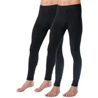 HERMKO Lange Unterhose 3540 (Pack, 2er) Bio-Baumwolle mit Eingriff Weichbund basic hergestellt in EU