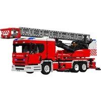 Mould King Ferngesteuertes Feuerwehrauto-Bauset Spielbausteine, (4886 St), 4.886 Teile, Carbonfaser-Achsen