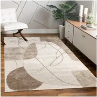 Paco Home Teppich Tuana 217, rechteckig, Höhe: 15 mm, Kurzflor, modernes 3D-Design, Wohnzimmer