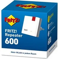 Fritz! FRITZ!Repeater 600 WLAN-Repeater, WPS, WLAN Mesh, Ver­stär­ker bis zu 600 MBit/s (2,4 GHz)