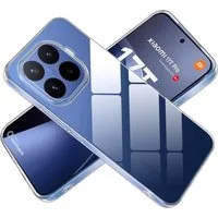 CLM-Tech Handyhülle Transparent für Xiaomi 17T / Xiaomi 17T Pro 6,83 Zoll, - Case mit Öffnungen für alle Bedienelemente
