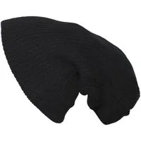 FoxOutdoor Beanie Strickmütze, "Beanie", Rip, schwarz, extra lang