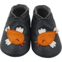 mepiq MEPIQ Baby Lauflernschuhe aus Leder mit Gummisohle rutschfest Krabbelschuh