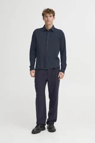 Casual Friday - CFARKAN FORMAL SHIRT dark navy melange - Gr. - M
