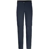 Bergson Outdoorhose AALBORG Vario Zipp-Off (slim) Damen Wanderhose, recycelt, elastisch, sportlich, Normalgrößen, navy