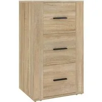 vidaXL Sideboard Sideboard Sonoma-Eiche 40x33x70 cm Holzwerkstoff (1 St)