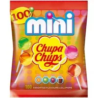 Chupa Chups Süßigkeit, Chupa Chups Mini Lutscher Erdbeere Apfel Orange und Cola 600g