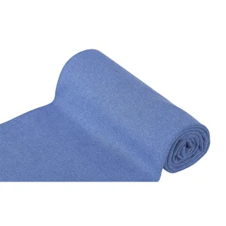 Rippen-Bündchenstoff "Comfort", jeans-melange