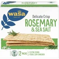 Wasa Brot, Wasa Knäckebrot Delicate Crisp Rosmarin und Salz extra dünn 190g