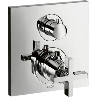 hansgrohe Axor Citterio Fertigmontageset 39725000 Unterputz-Thermostat, mit Ab- und Umstellventil, chrom