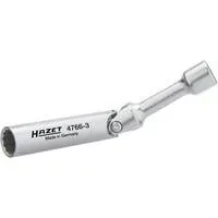 Zündkerzenschlüssel 4766-3, 14mm, Steckschlüssel 3/8", mit Kronenfeder