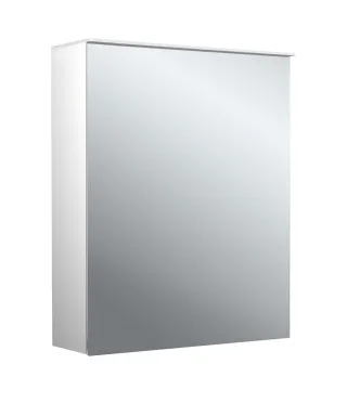 emco Lichtspiegelschrank pure II Lichtsegel, Aufputz, mit Waschtischbeleuchtung, 1 Tür, 600 mm, 9797 979705401