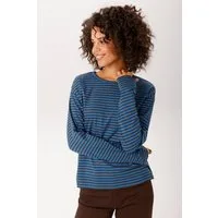 Aniston CASUAL Langarmshirt im trendfarbenen Ringel-Dessin - NEUE KOLLEKTION