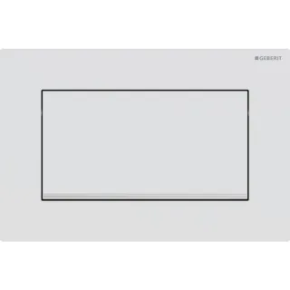 Geberit Geberit Betätigungsplatte Sigma30 für Spül-Stopp-Sp. verschraubbar weiß matt, 115893JT1 115893JT1