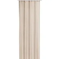 Bestlivings Vorhang (1 St), Kräuselband, blickdicht, Gardine 140x245cm - Leinen Optik - Schlaufen / Kräuselband
