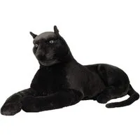 Geschenkestadl Plüschfigur XL Panther Kuscheltier 1,70m Gesamtlänge