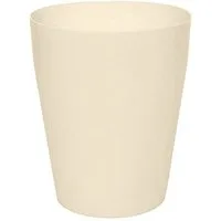 Sinoba Papierkorb rund moderner Mülleimer Papiereimer 788789, aus Kunststoff ideal für Kinderzimmer Küche Büro, 12 Liter Höhe 26,5cm